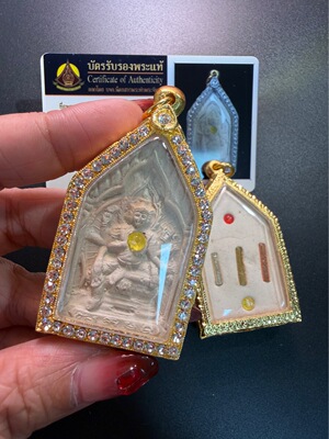 泰国佛牌·龙婆苏维险冲黑猫抓财坤平佛主播同款佛牌正品带鉴定卡