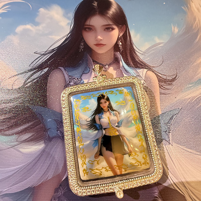 泰国佛牌·阿赞比刹碧波仙子姐姐牌女王专属主播同款佛牌正品带回