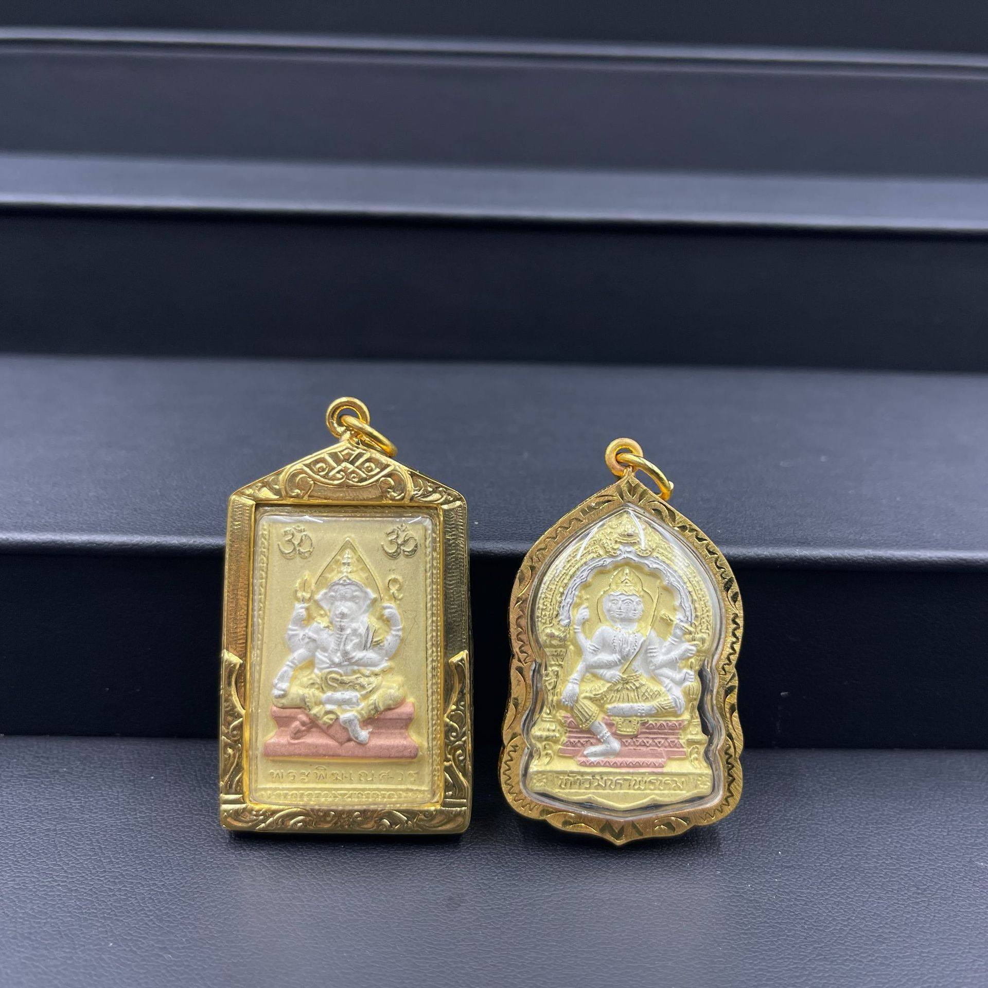 泰国佛牌&middot;龙婆龙耐四面佛象神吊坠主播同款男女配戴生日礼物挂件
