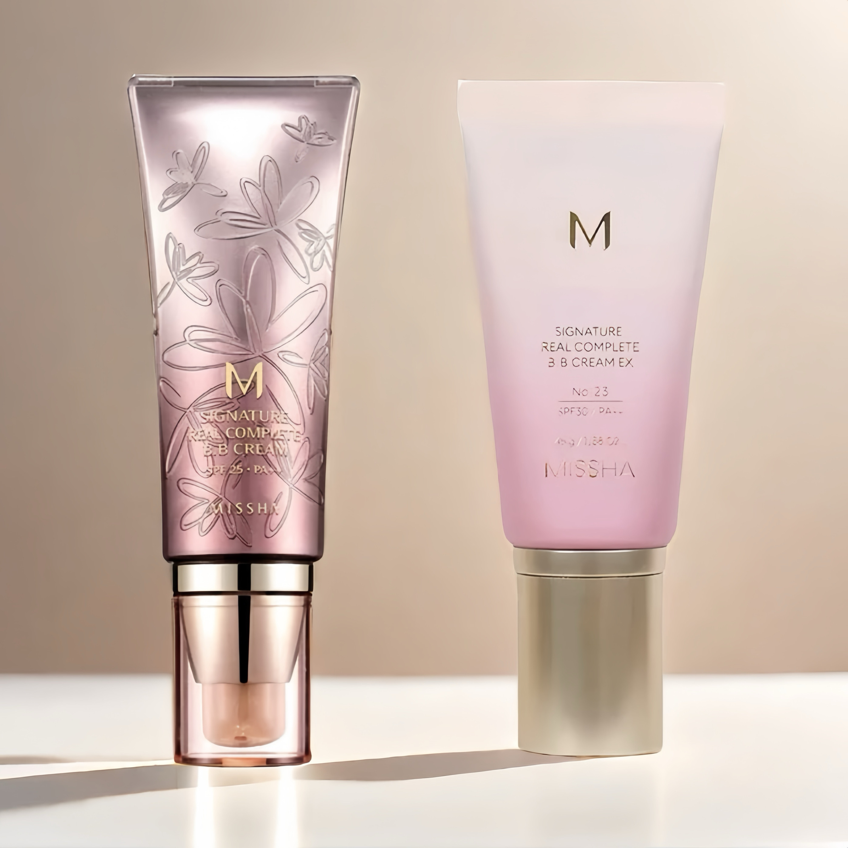 韩国Missha谜尚养肤提亮全效花BB霜 遮瑕保湿服帖滋润持久不脱妆