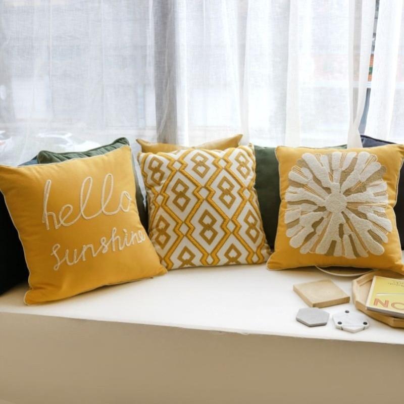 Decorative Pillows For Sofa Cushion Embroidered pillowcase