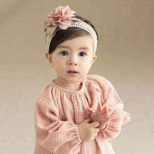 Elastic Headband Princess Kids Floral Flower Lace Baby