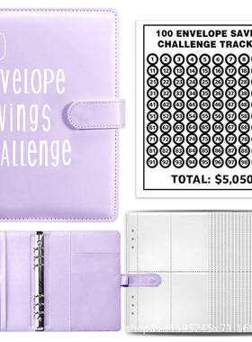 100envelope savings challenge book money budget binder cash