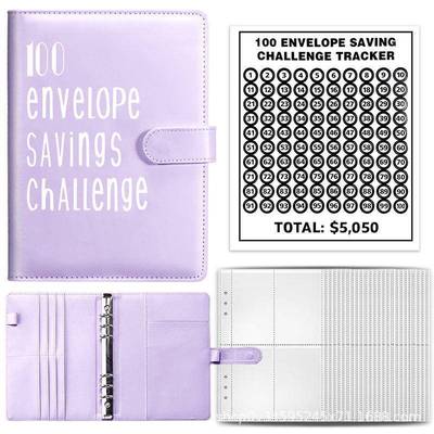100envelope savings challenge book money budget binder cash