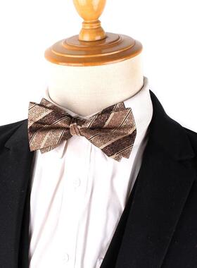 New Brown Color Bow tie Casual Shirts Bow tie For Men Women