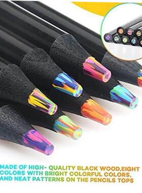 12pcs Crayons Colour Pencil Set Rainbow Pencils for Children