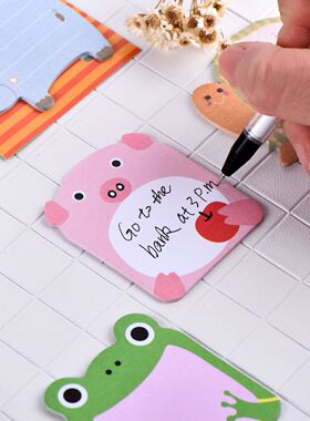 Self Sticky Notes Cute Animals Shaped Gift notepad Index Tab