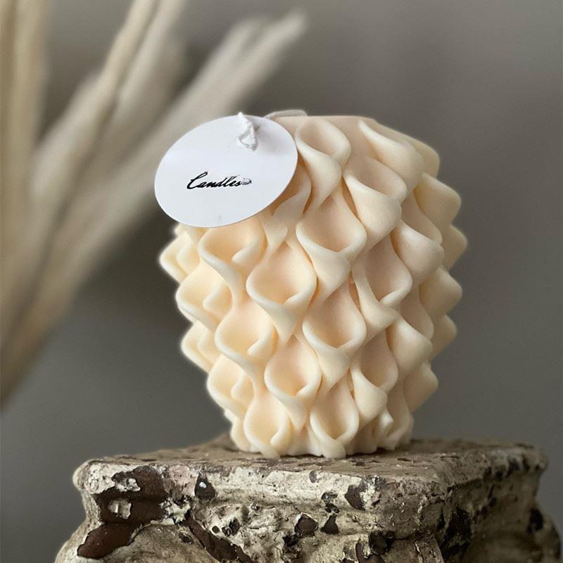 Large Rotary Cone N41436Candle Mold  Christmas Tree Geometri