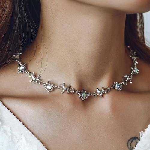 Necklace Sweet clavicle Chain Hip Hop choker Accessories项链