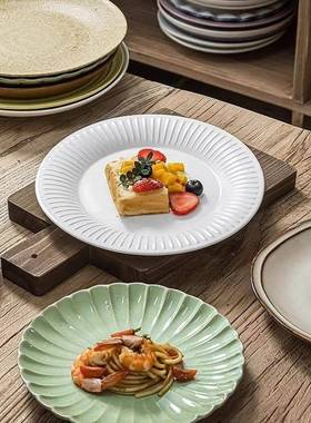 Japanese ceramic plates dish tray disc tableware set 盘子