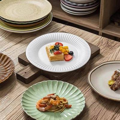 Japanese ceramic plates dish tray disc tableware set 盘子