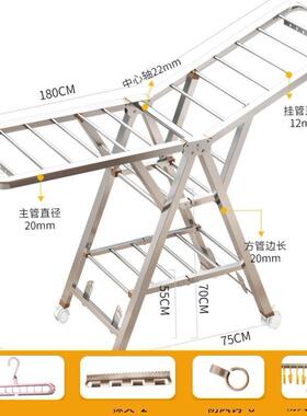 Clothes Drying Rack Indoor/Outdoor Collapsible Laundry