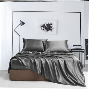 1stain silk bedsheet sets fitted bed sheet set bedding cover