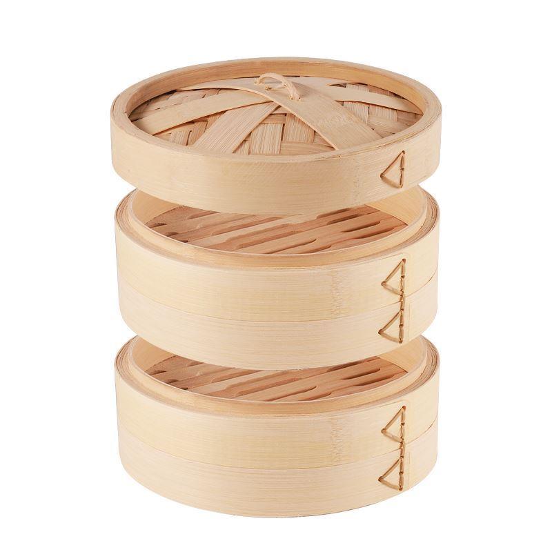 Household steaming basket made of bamboo 24 26 28 0 2 4