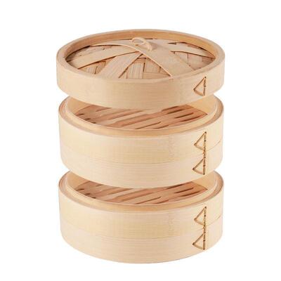 Household steaming basket made of bamboo 24 26 28 0 2 4
