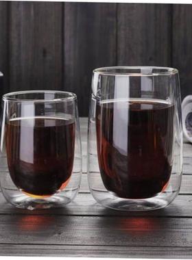 heat resistant double insulated glass cup water cup coffee