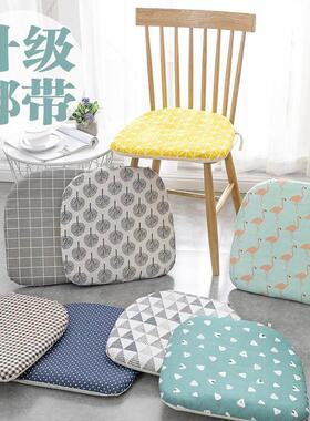 Cotton linen Japanese chair cushion seat cushion dining cha