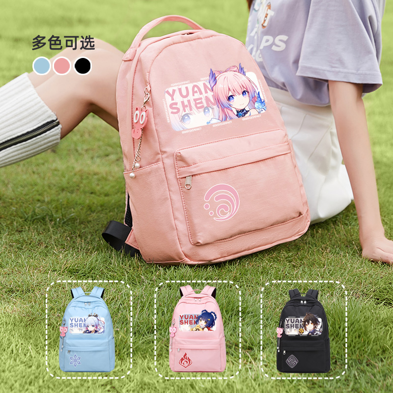 女书包原神周边双肩包枫原万叶