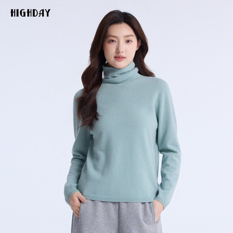 轩日2024冬季新款简约高领针织毛衫女商场基础款长袖打底上衣chic,女装/女士精品,毛针织衫,淘宝优惠券,粉丝福利购,淘宝优惠卷