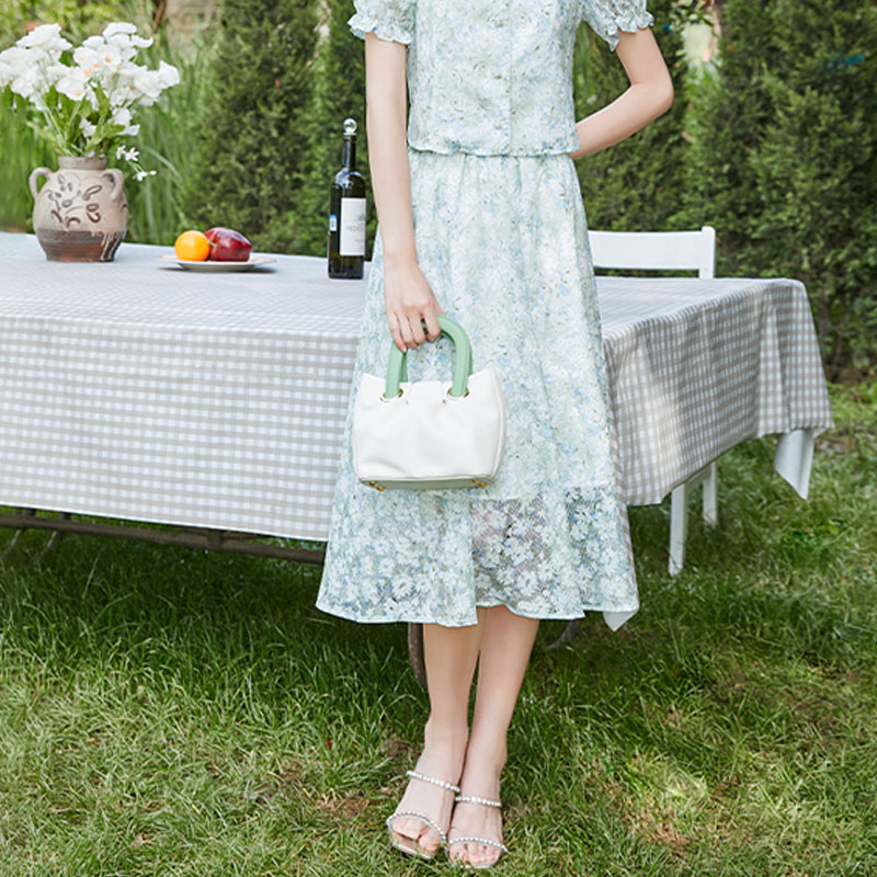 夏季碎花半身裙Lucidy/鲁思蒂