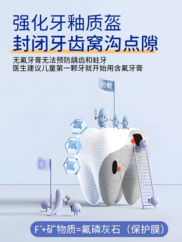 Детская оральная зубная паста, защита от кариеса, 12 лет, период смены зубов, 6 лет, официальный продукт