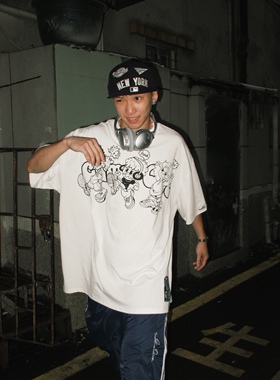 GameOne 23SS“大脚恶棍”美式重磅Tee复古短袖纯棉大码嘻哈滑板