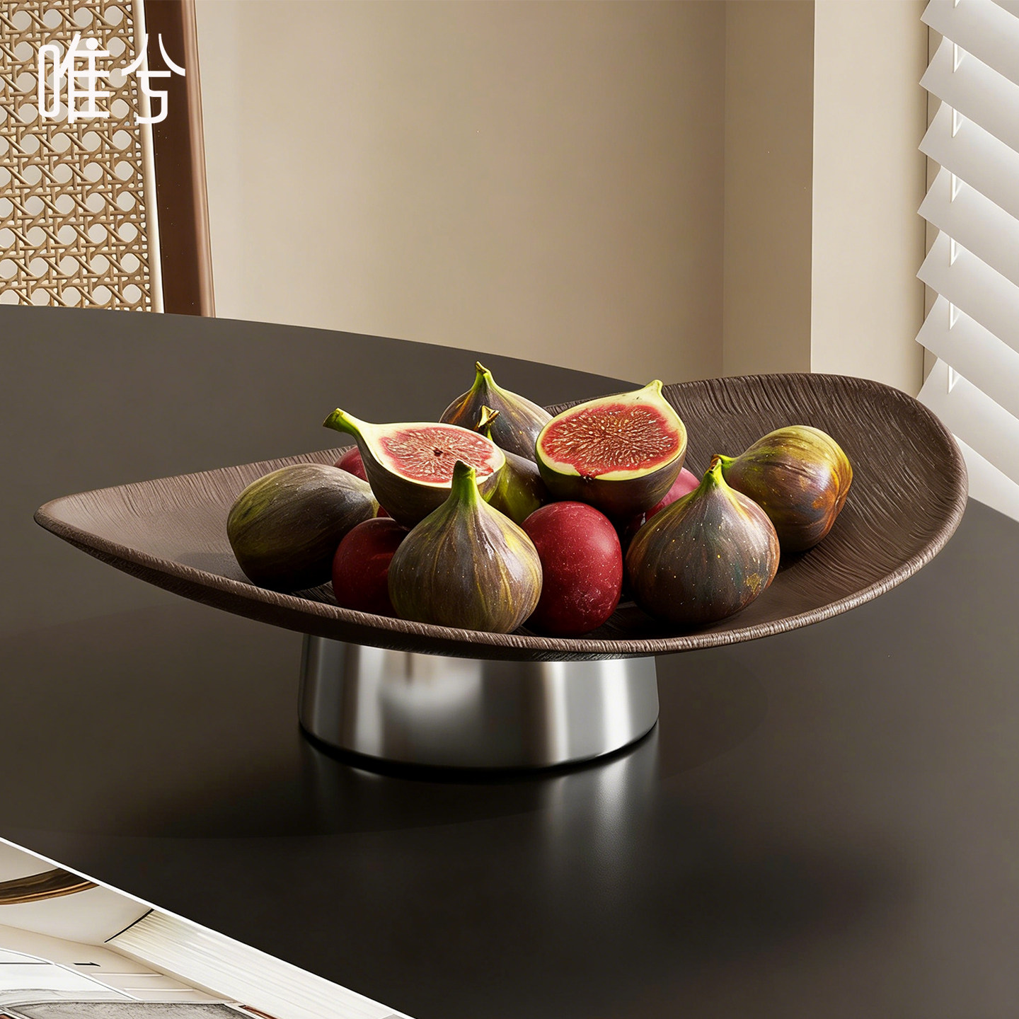 果盘高端精致中古风家用轻奢客厅茶几高颜值水果坚果零食盘收纳盘,餐饮具,果盆/果盘/果篮,淘宝优惠券,粉丝福利购,淘宝优惠卷
