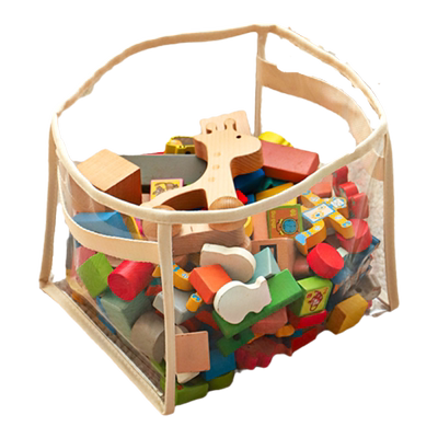 大容量娃娃收纳袋透明防尘收纳筒