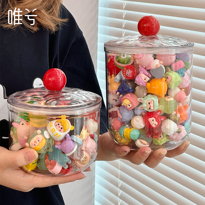 萌粒展示盒食玩收纳罐