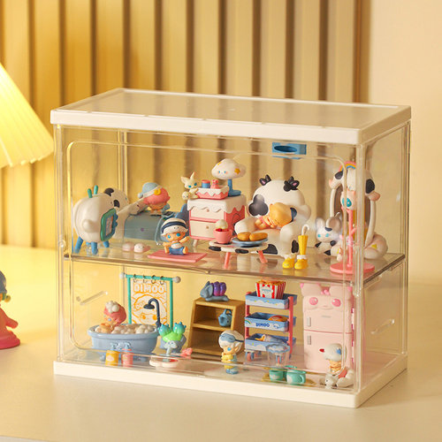 盲盒收纳展示架dimoo宅宅收藏柜