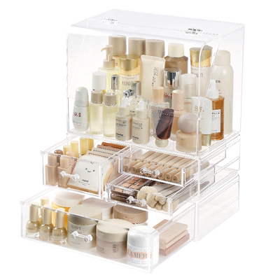 唯兮亚克力桌面化妆品收纳盒