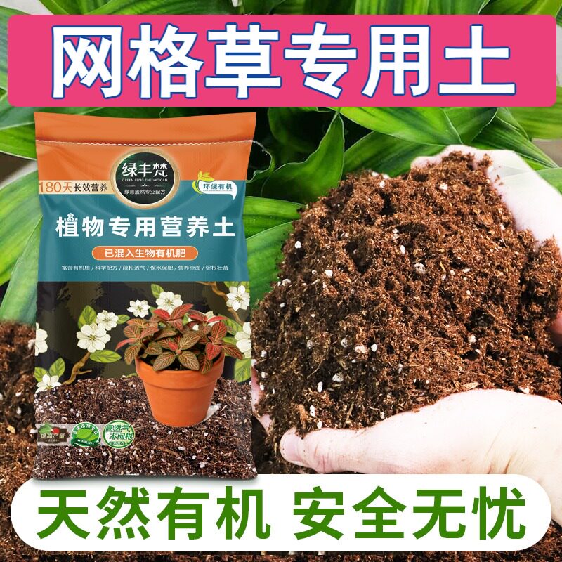 网格草适用轻质基质土促开花营养土不易粉化增强孔隙无草籽多肉