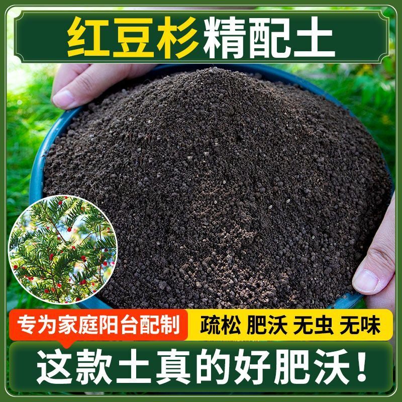 红豆杉营养土种菜专用土清仓种花专用有机肥料土多肉扦插育苗土壤