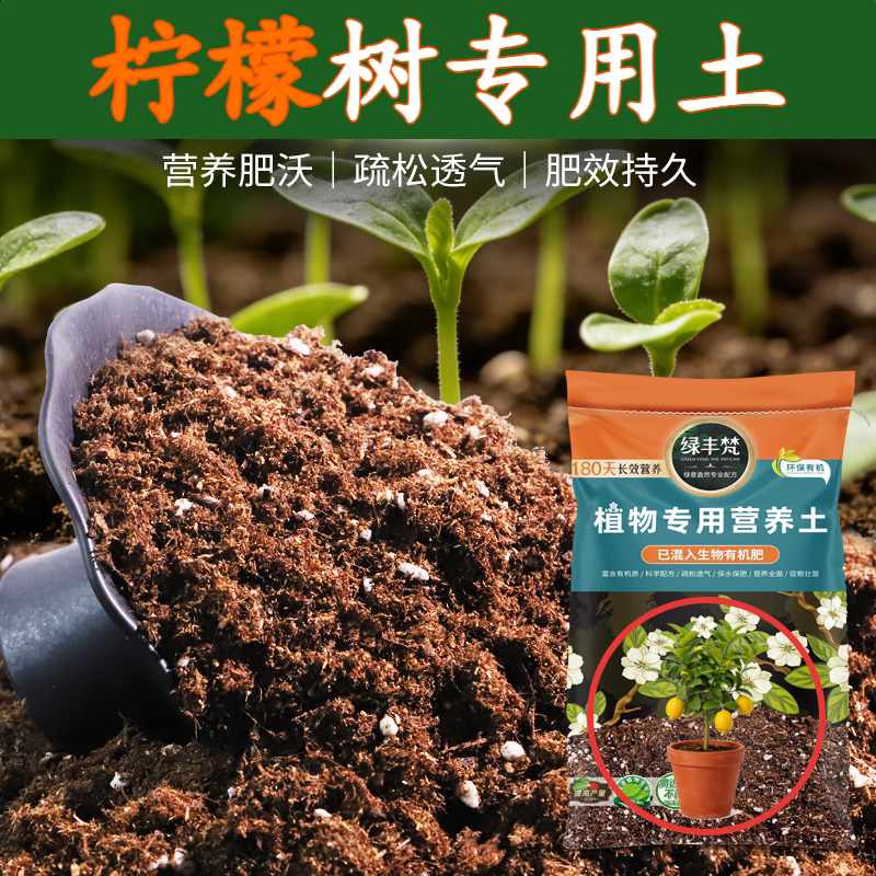 柠檬树专用园艺植料植料配比考究维持盆土孔隙家用装冠幅圆润图片