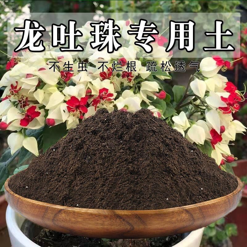 龙吐珠专用土龙吐珠土盆栽土营养土通用种花养花泥土壤肥料种植土