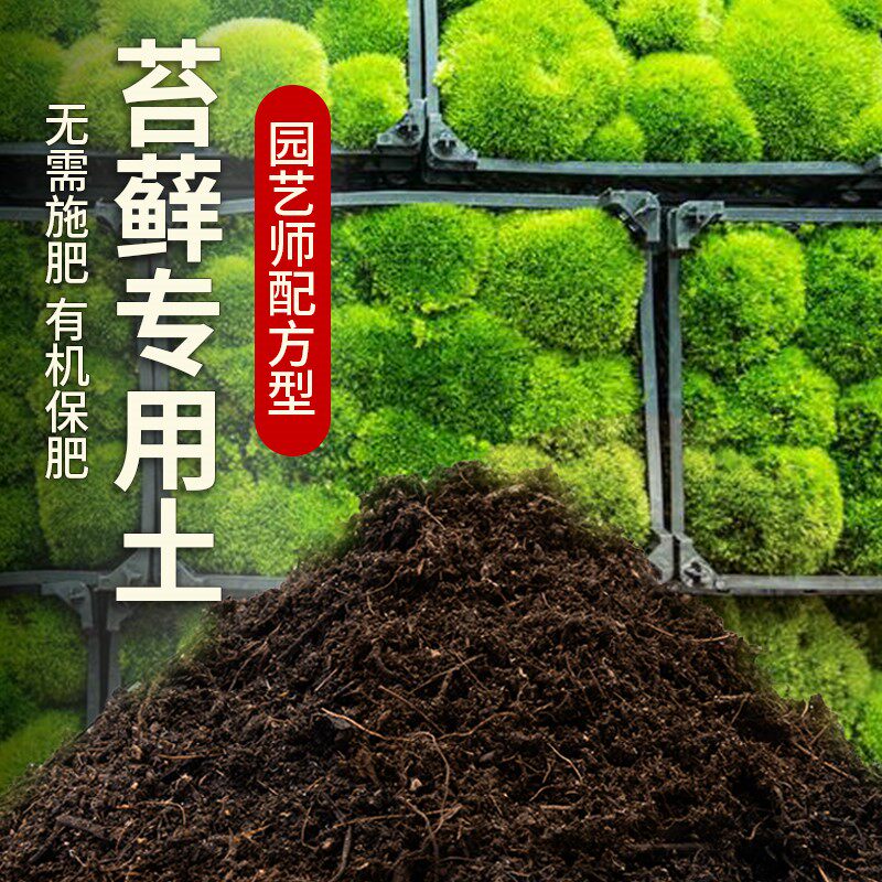 苔藓专用土盆栽土养花泥土阳台养殖土壤种植土透气泥土苔藓营养土