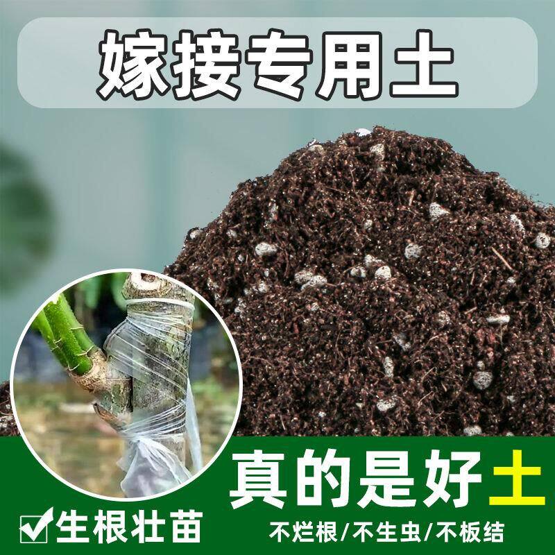 嫁接专用土扦插花苗培植土通用型营养土树苗弱酸性土腐叶土腐殖土
