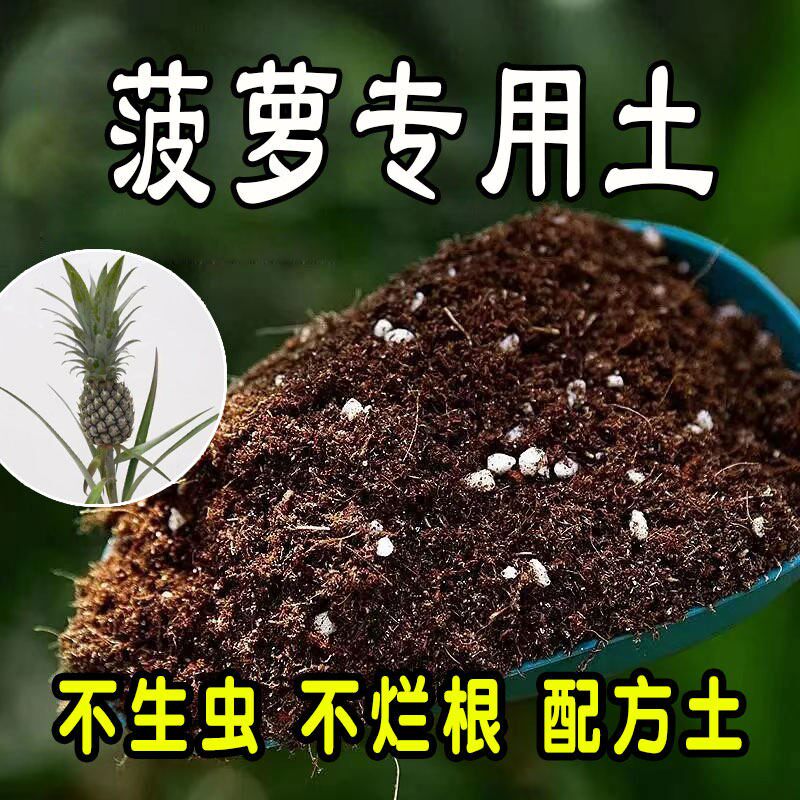 菠萝专用营养土阳台养花通用型营养土家用土绿植养花盆栽土壤种植