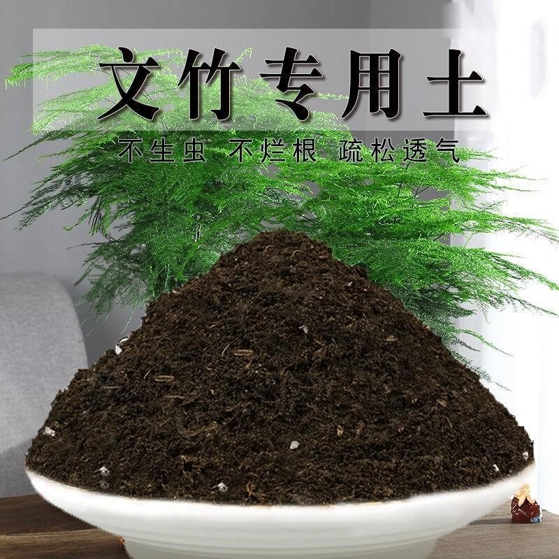 文竹专用土盆栽营养土有机土肥料花泥土壤透气配方养花家用种植土