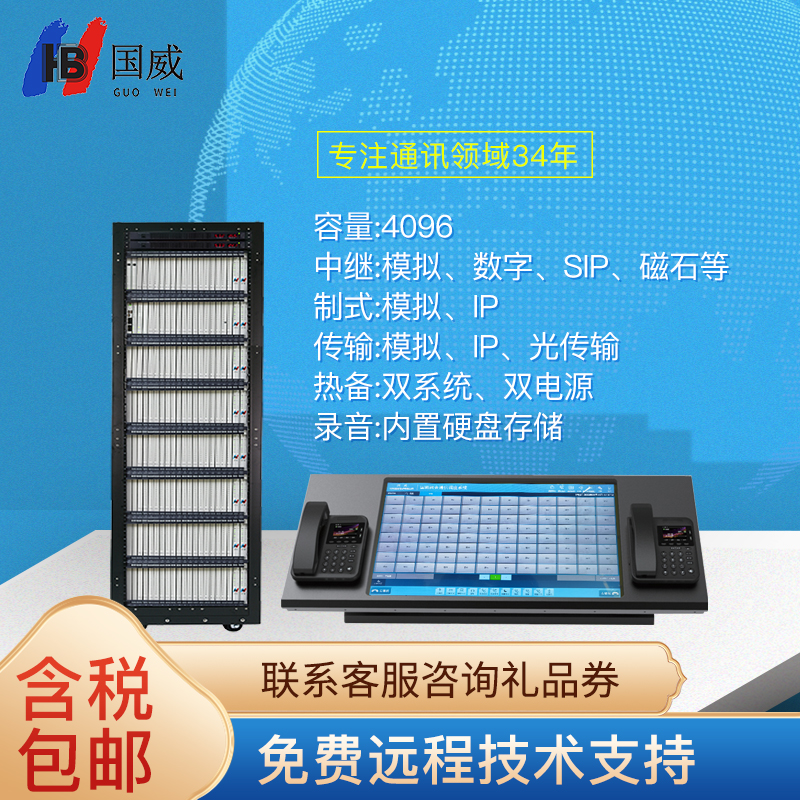 控制台调度系统IP模拟调度台主机