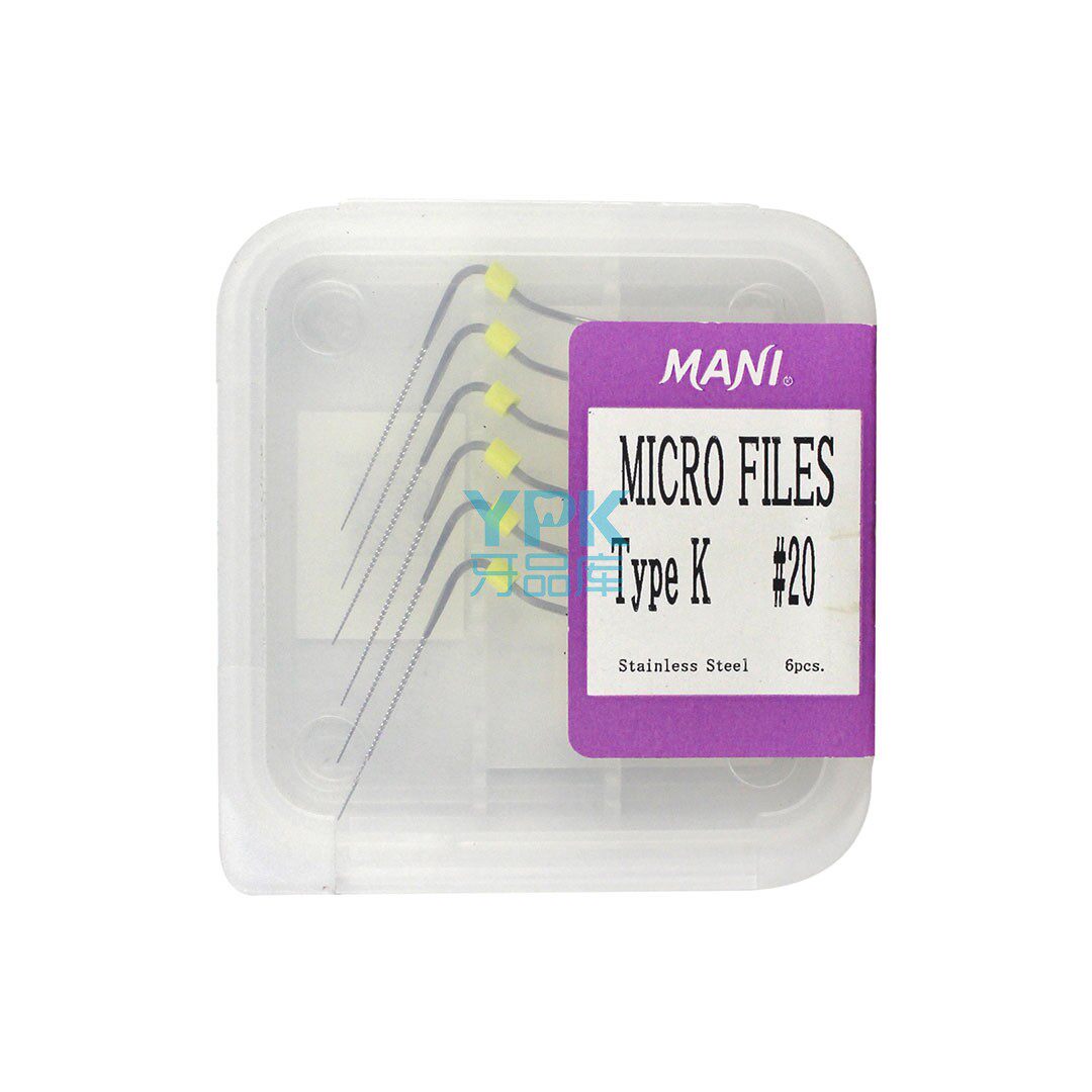 马尼/MANI 显微根用K锉 MICRO FILES 显微K锉 专用手柄 拔髓针柄