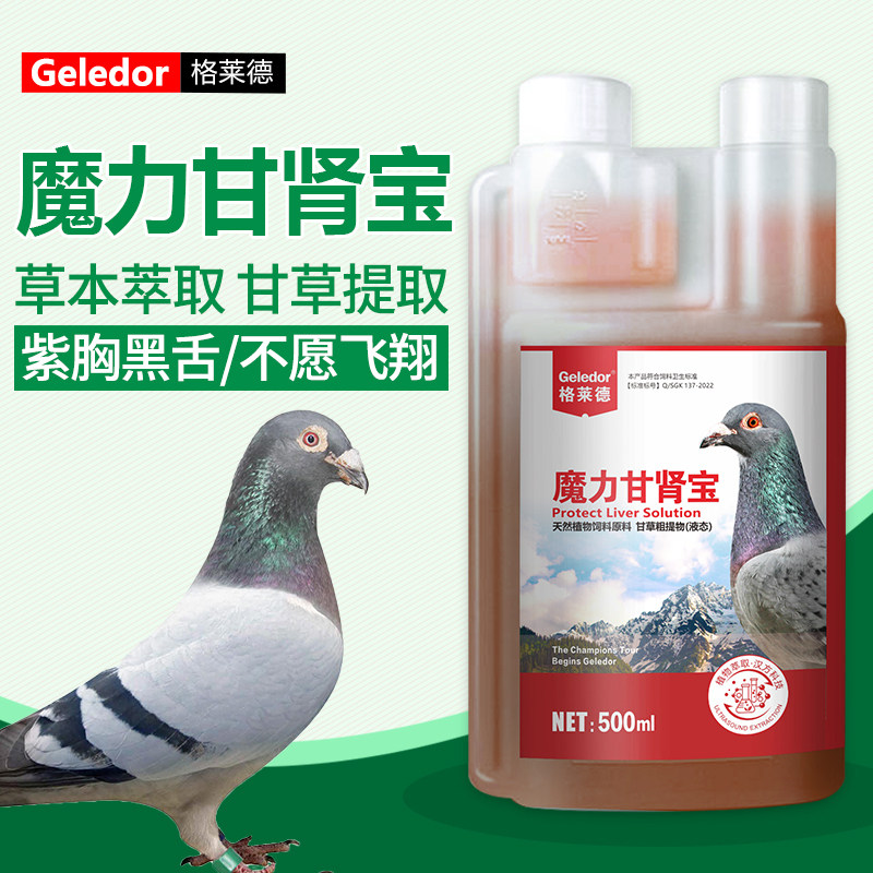 格莱德魔力肝肾宝鸽子肝精鸽用强补肝肾种赛鸽常用保健调理品非药