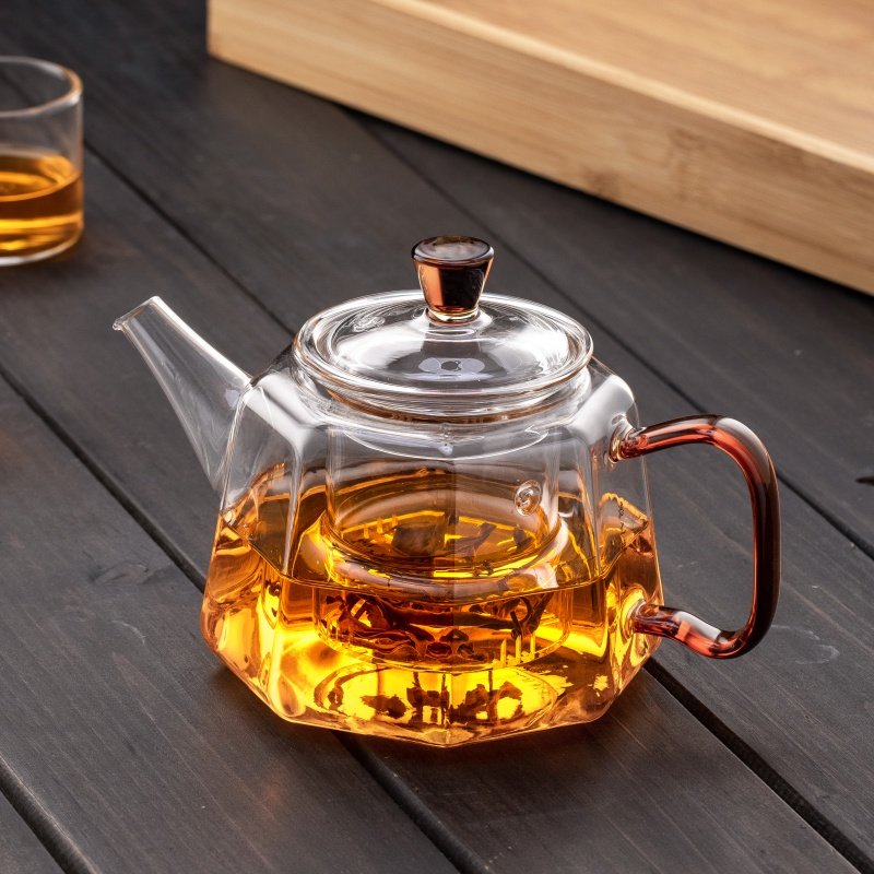 加厚耐热高硼硅玻璃泡茶壶冲茶器大容量茶水分离花茶壶煮茶壶单壶