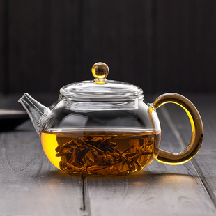 耐热玻璃过滤一体泡茶壶小茶壶一人家用小型功夫茶具绿茶迷你单壶