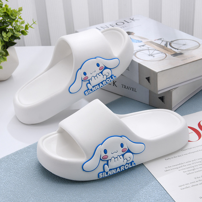 拖鞋女学生宿舍百搭防滑休闲卡通厚底踩屎感凉拖鞋软底男女一字拖,女鞋,一字拖,淘宝优惠券,粉丝福利购,淘宝优惠卷