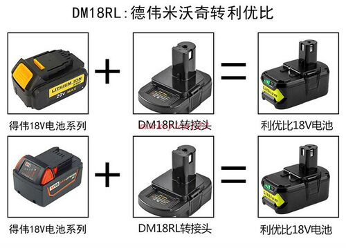 适配 DCA1820德伟 DM18RL德伟米沃转利优比 DM18M德伟米沃转牧田