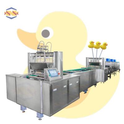 SE-72013E-300立体异形全自动棒棒糖浇注生产线 糖果浇注成型机