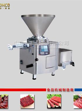 小型家用灌肠机齿轮定量灌肠机香肠加工设备气动定量扭结灌肠机