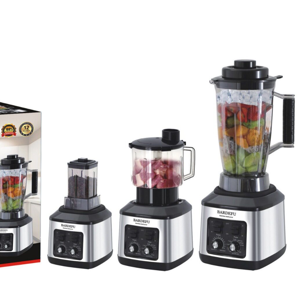 纯铜破壁机3L3in1Blender破壁机料理机搅拌机榨汁机绞肉机研磨机