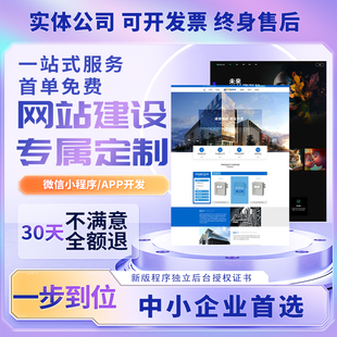 网站建设网站制作网页设计与制作外贸商城模板一条龙全包企业搭建